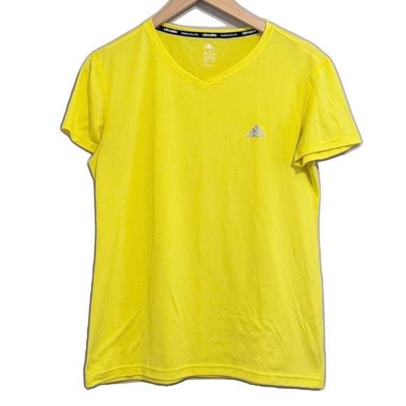 Adidas Yellow T-Shirt Medium - Picture 1 of 5
